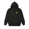 Palace Swirl Tri-Ferg Hood "Black"