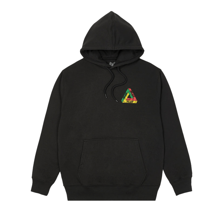 Palace Swirl Tri-Ferg Hood "Black"
