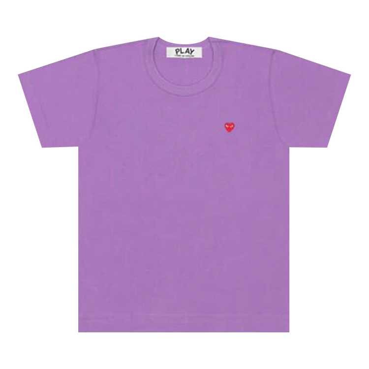 Comme des Garçons PLAY Small Red Heart T-Shirt "Purple"