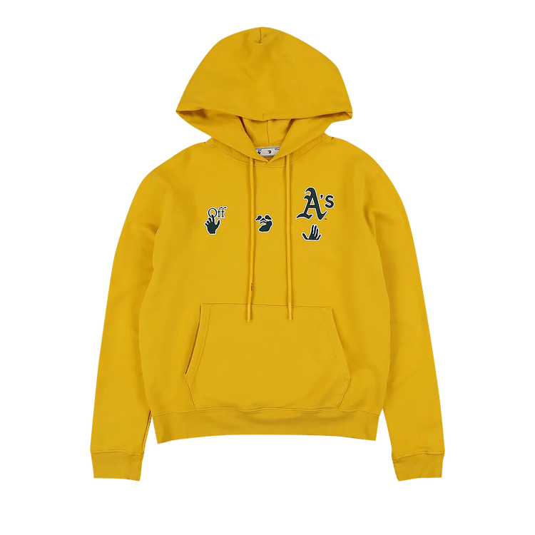 Off-White MLB Oakland Athletics Hoodie "Yellow/Blue"