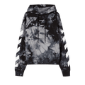 Off-White Diag Arrow Tie Dye Skate Hoodie "Warm Grey"