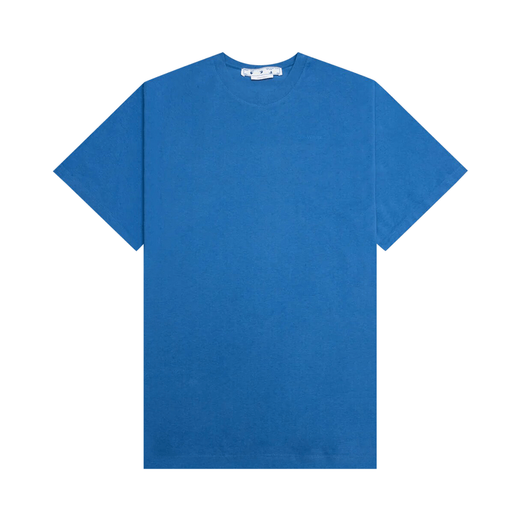 Off-White Diag Tab Over Short-Sleeve Tee "Peacock"