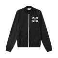 Off-White Single Arrow Slim Tracktop "Black/White"