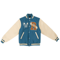 Rhude Sparrow Varsity Jacket "Slate/Creme"