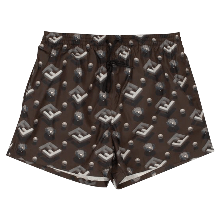 Fendi FF Beachwear Boxer "Black"