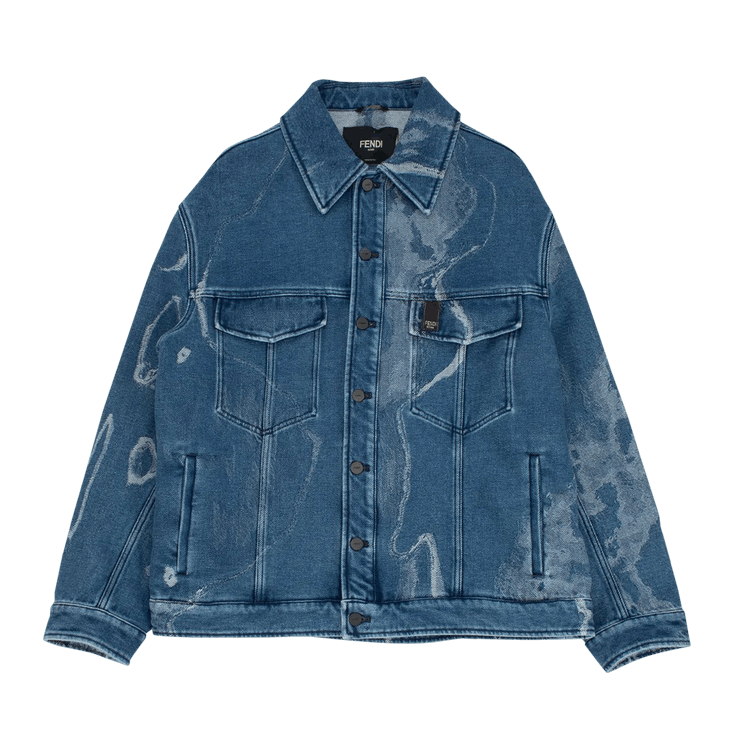 Fendi Moonlight Bleached Jacket "Indigo"