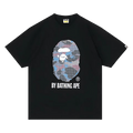 BAPE Grid Camo By Bathing Ape Tee "Black/Purple"