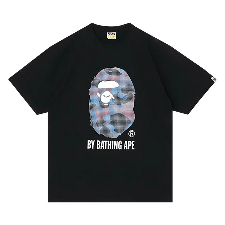 BAPE Grid Camo By Bathing Ape Tee "Black/Purple"