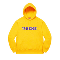 Supreme Preme Hooded Sweatshirt "Yellow"