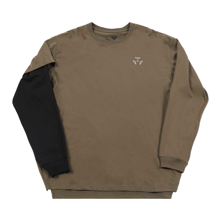 Acronym Long-Sleeve T-Shirt "RAF Green/Black"