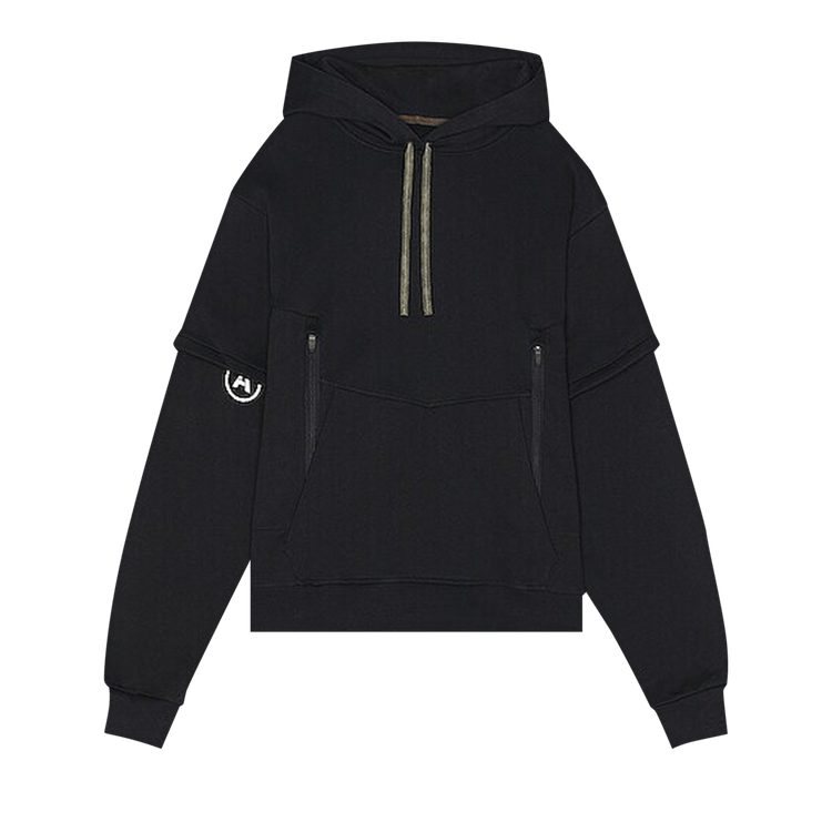 Acronym Hooded Sweatshirt "Black"
