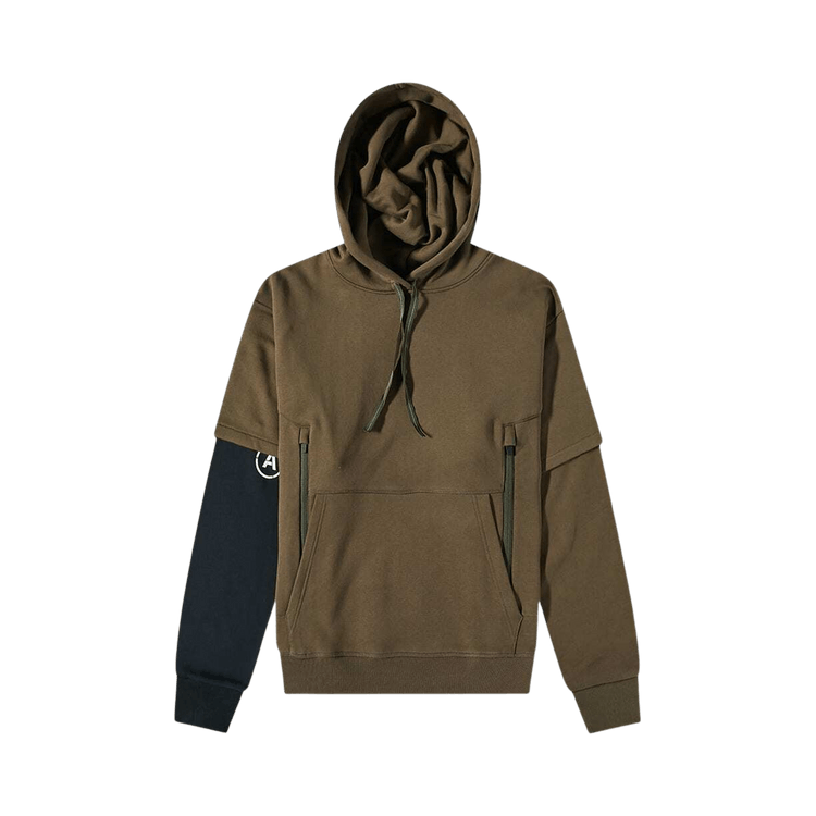 Acronym Hooded Sweatshirt "RAF Green/Black"