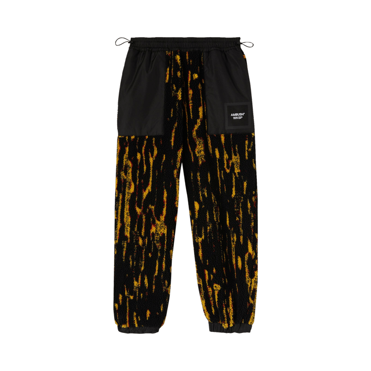 Ambush Teddy Jacquard Sweatpants "Yellow Fluo"
