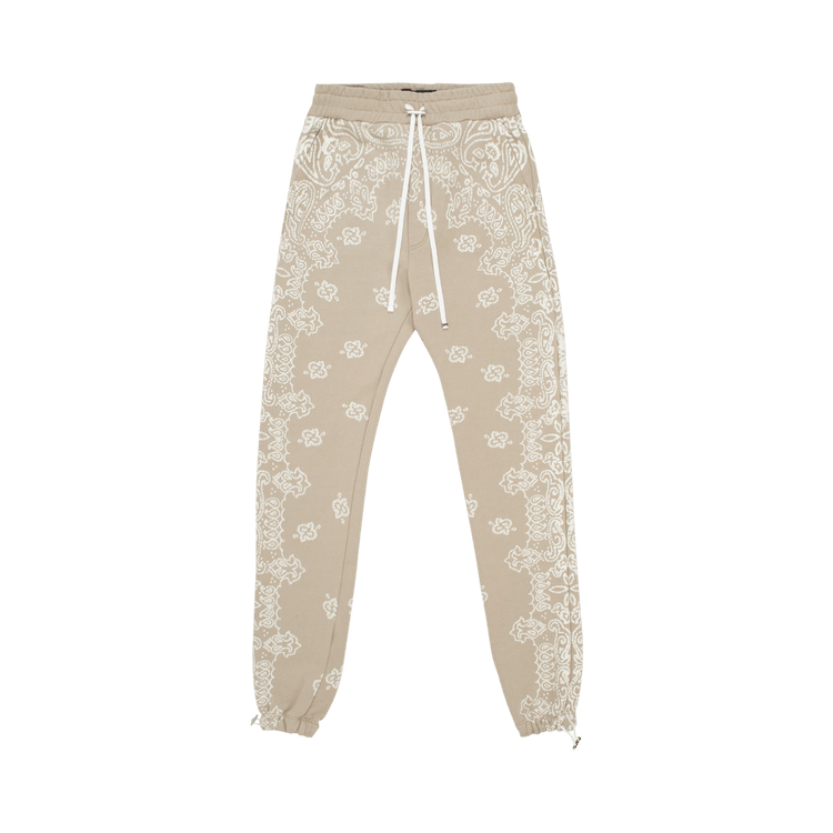Amiri Bandana Bleach Sweatpants "Crockery"