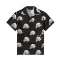 Amiri All Over Skull Bowling Shirt "Black"