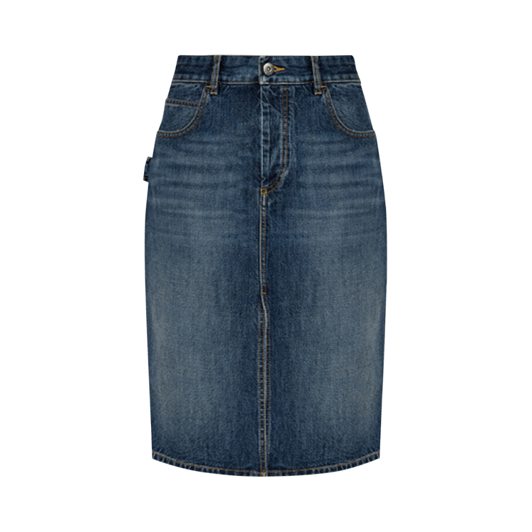 Bottega Veneta Skirt "Mid Blue"
