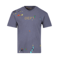 Gallery Dept. Dept. Logo Handpainted Tee "Navy"