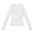 Givenchy Triple Stitched Open Cuts Top "White"