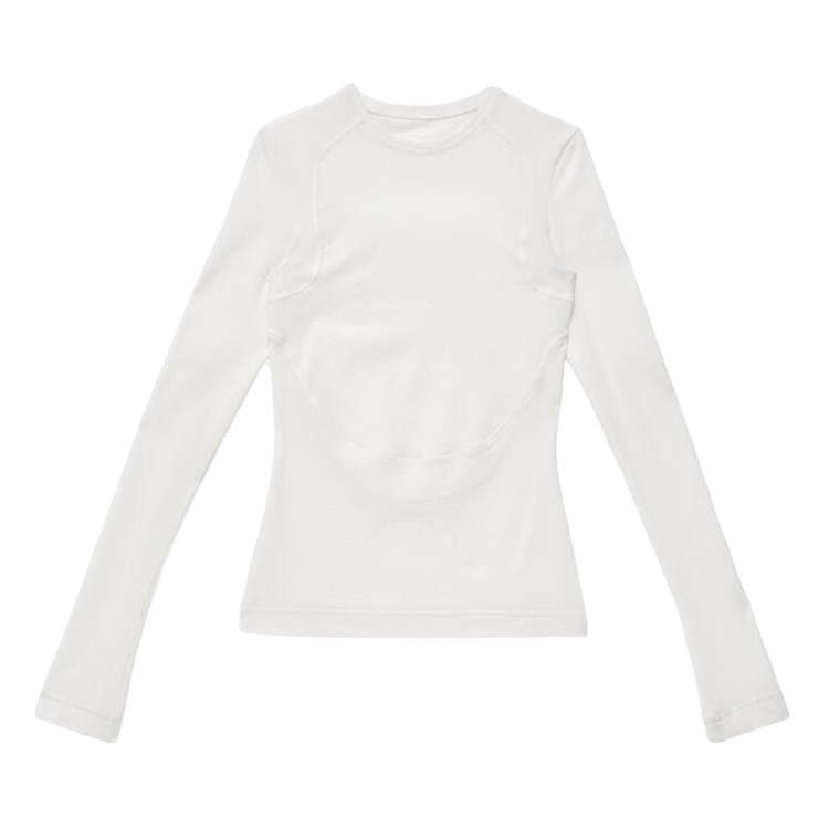 Givenchy Triple Stitched Open Cuts Top "White"
