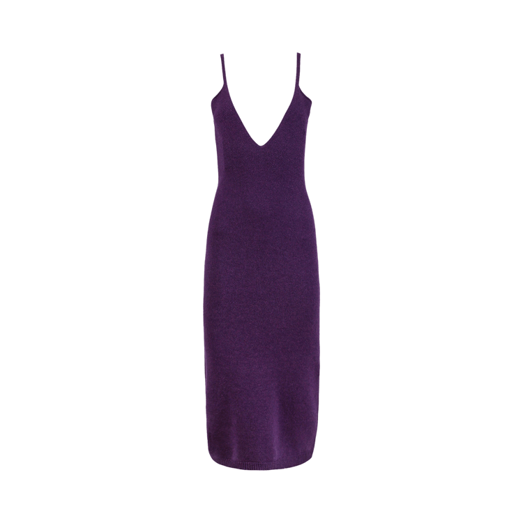 Khaite Georgia Dress "Grape"