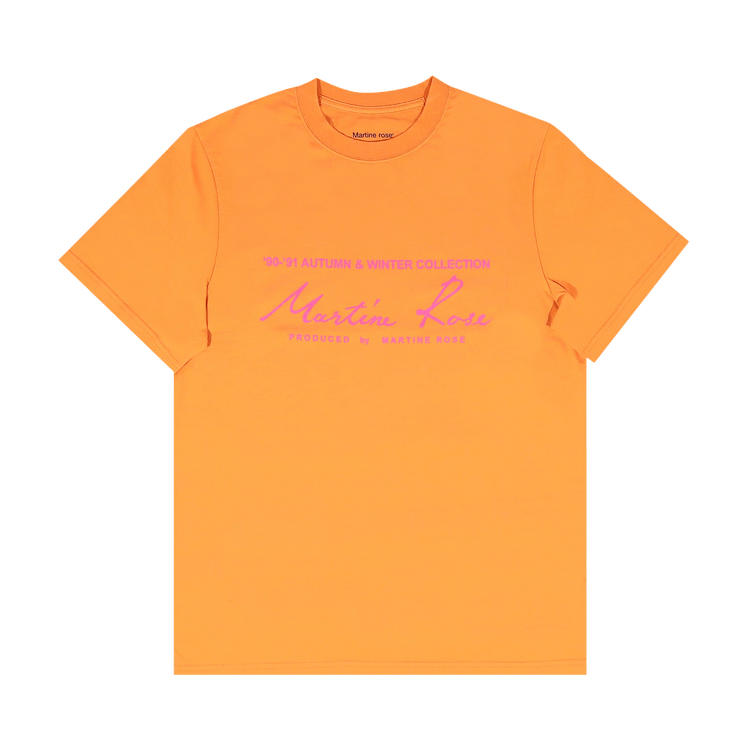 Martine Rose Classic Short-Sleeve T-Shirt "Orange"