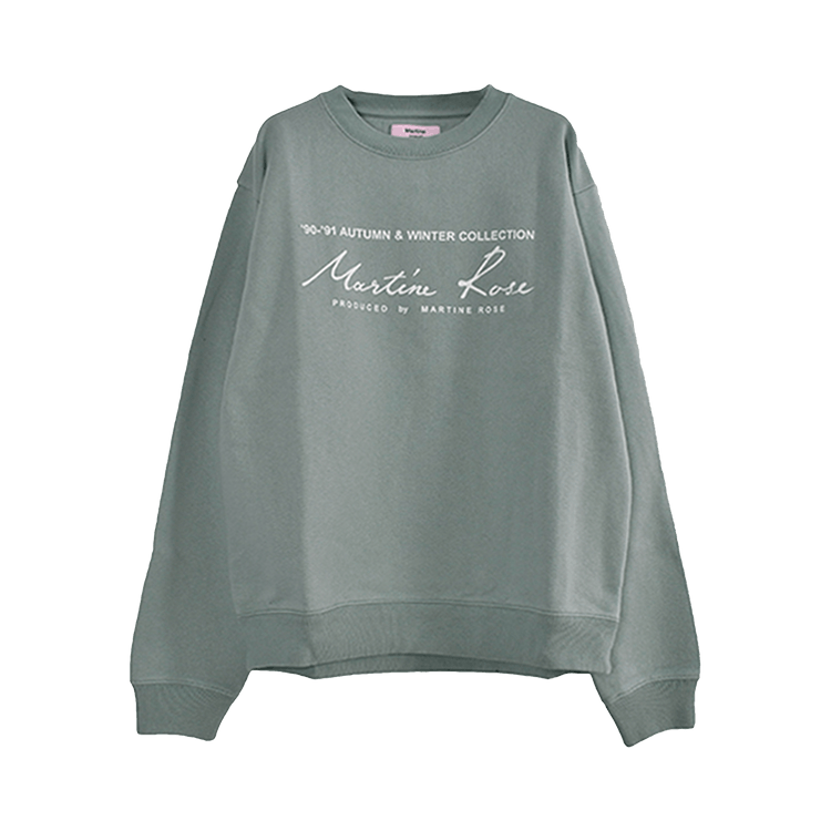Martine Rose Classic Crew "Sage Green"