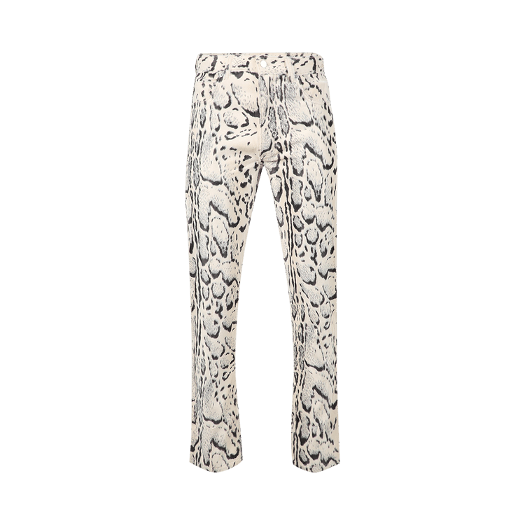 Martine Rose Straight Leg Trouser "Snow Leopard"