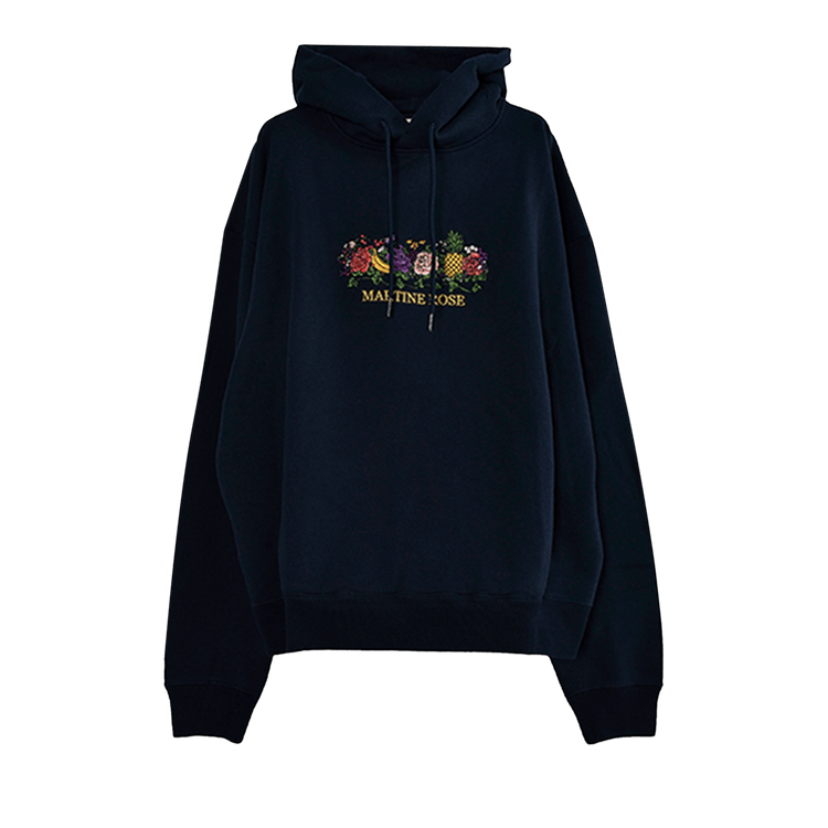 Martine Rose Classic Hoodie Embroidery "Navy"