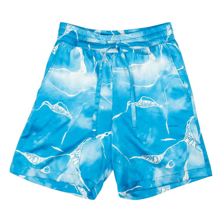 Nahmias x Webster Tye Dye Silk Shorts "Blue"