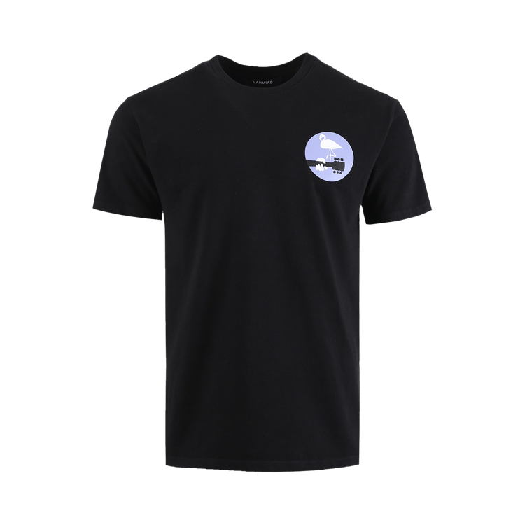 Nahmias x Webster Flamingo Guitar Tee "Black"