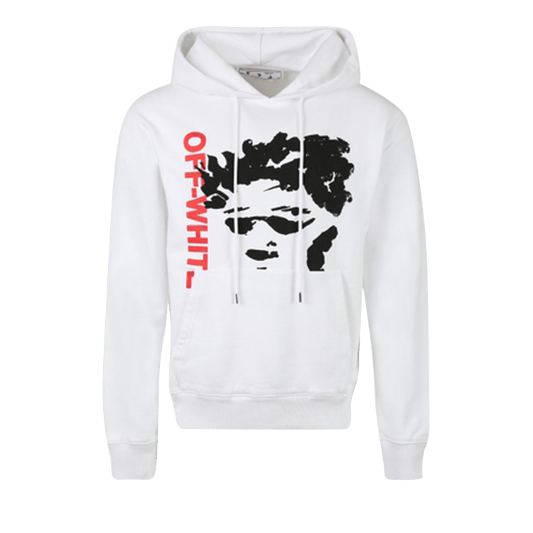 Off-White Face Arrow Slim Hoodie "White/Black"