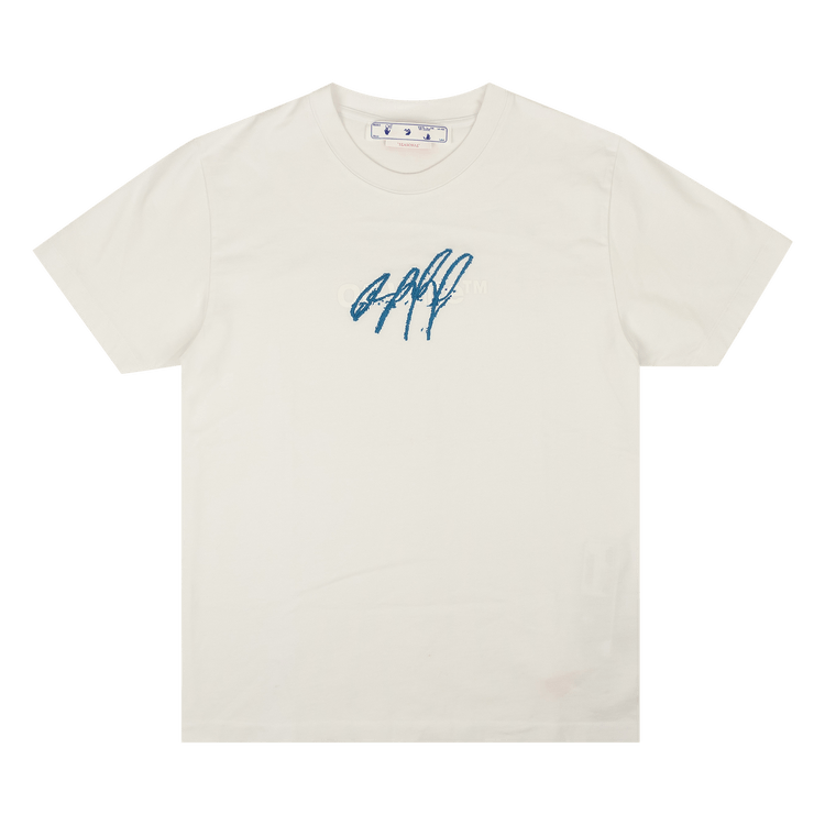 Off-White Bounce Cross Off Slim Short-Sleeve Tee "White Light"