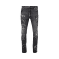 Palm Angels B Spider Classic 5 Pockets "Black/Silver"