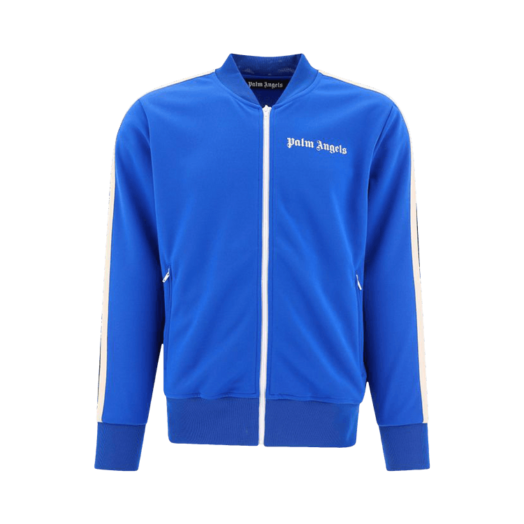Palm Angels Bomber Track Jacket "Blue/Off White"