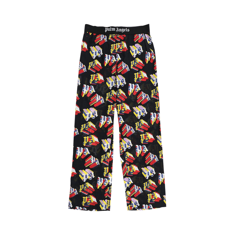 Palm Angels 3D PA Pajama Pants "Black/Red"