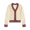 RE/DONE 50s V-Neck Cardigan "Linen/Multicolor"