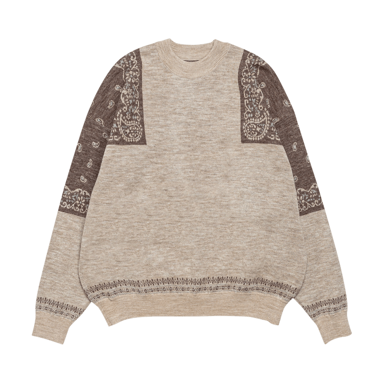 Rhude Bandana Knit Crewneck "Multicolor"