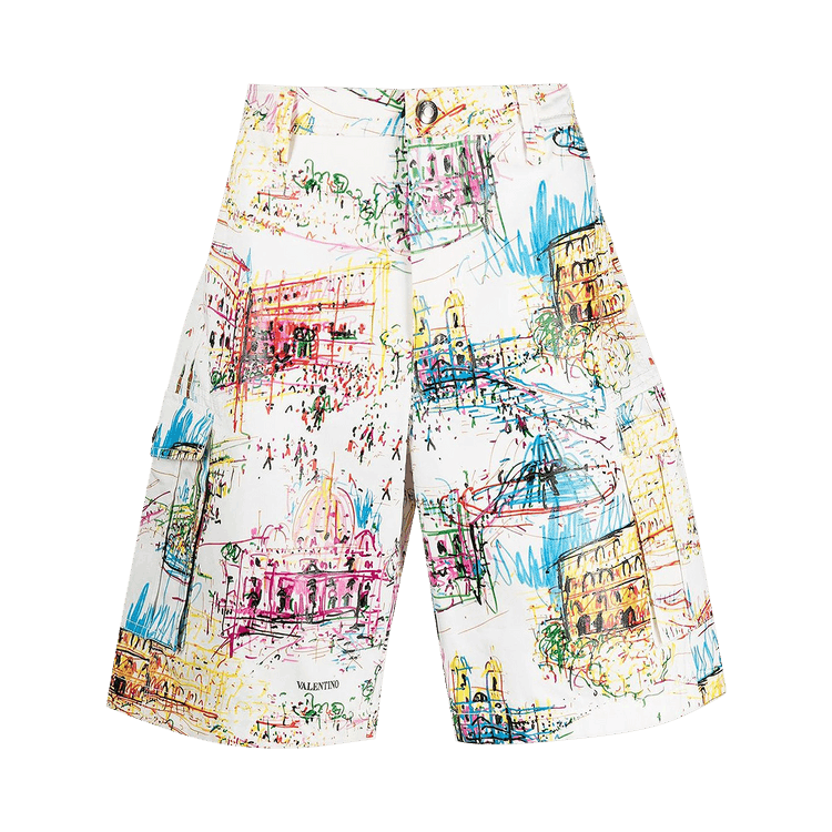 Valentino Bermuda Shorts "Multicolor"