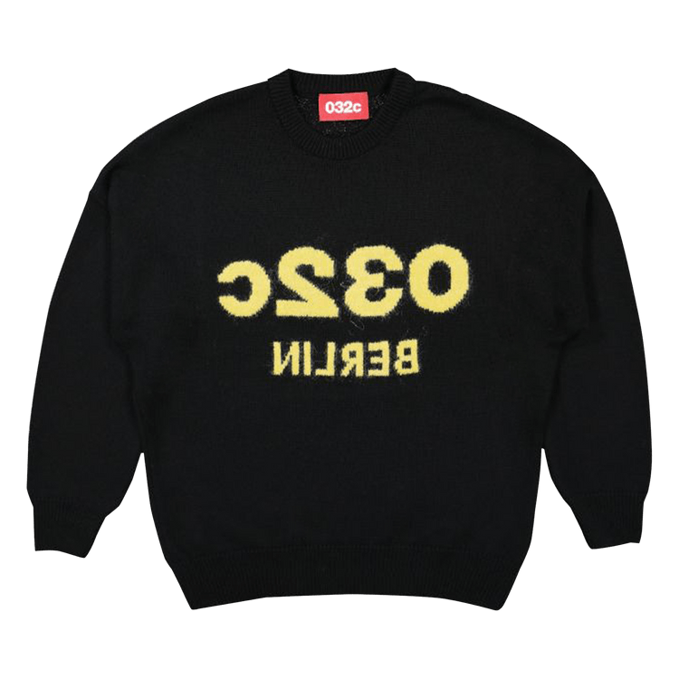 032C Fuzzy Selfie Pullover "Black"