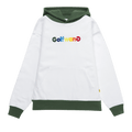 GOLF WANG Embroidered Happy Logo Hoodie "White/Green"
