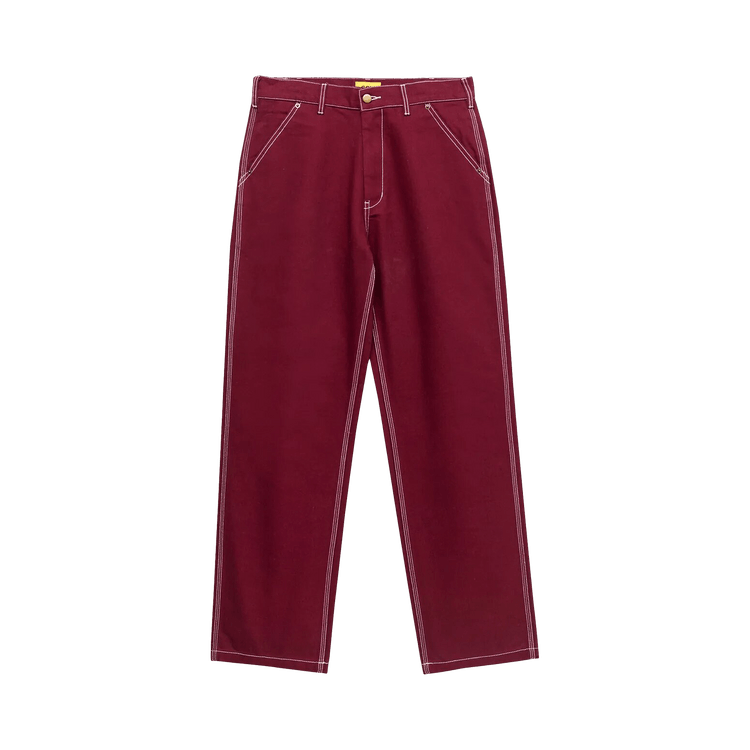 GOLF WANG Canvas Work Pant "Burgundy"