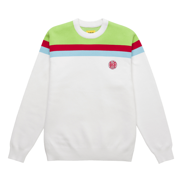 GOLF WANG Cookie Patch Sweater "Ivory/Green/Orange/White"