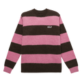 GOLF WANG Mohair Striped Sweater "Pink/Brown"