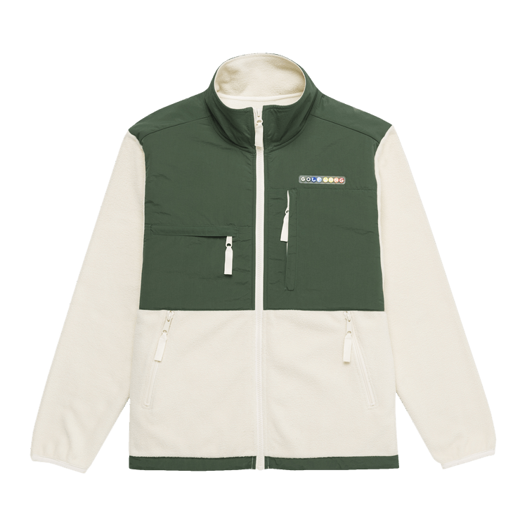 GOLF WANG Space Boutique Fleece Jacket "Ivory/Green"
