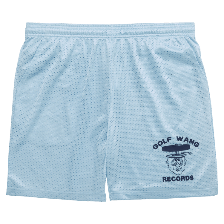 GOLF WANG Golf Wang Records Mesh Shorts "Light Blue"
