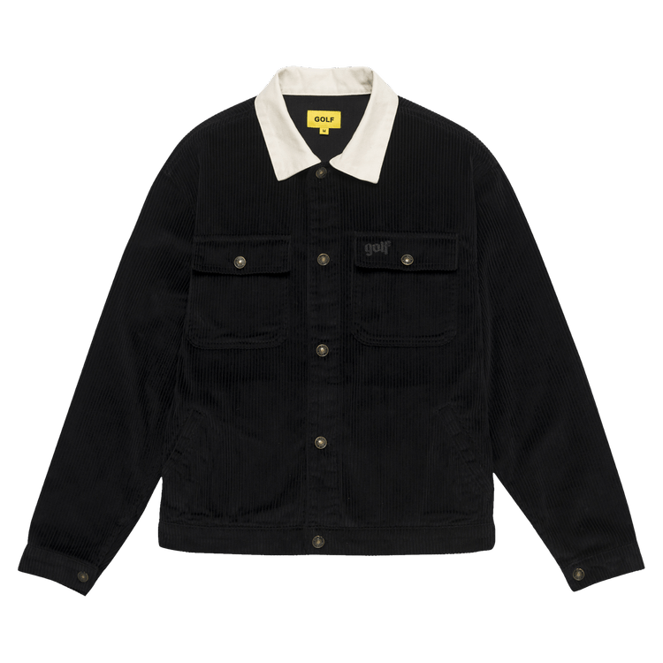 GOLF WANG Corduroy Work Jacket "Black"
