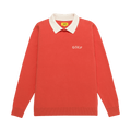 GOLF WANG Galaxy Logo Collared Sweater "Ivory/Orange"