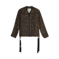 Song for the Mute Collarless Patch Pocket Jacket "Multicolor"