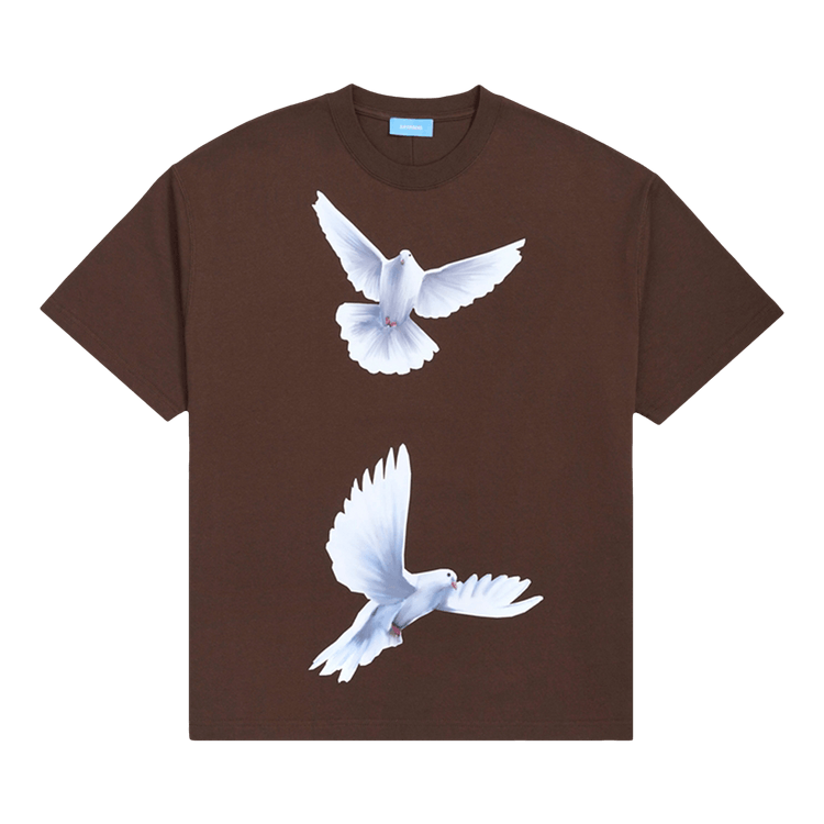 3.PARADIS Freedom Birds T-Shirt "Brown"