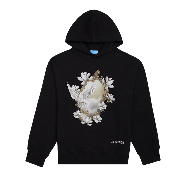3.PARADIS Mirror Hooded Sweater "Black"